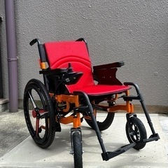 ☆新品未使用☆折りたたみ式電動車椅子