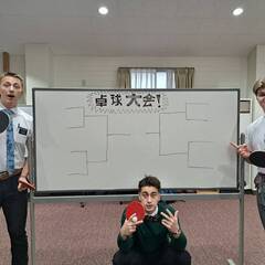 外国人選手との卓球大会!