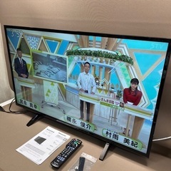 panasonic 43型/LED/4K/HDMI/USB/外付けHDD/WIFI/YouTube/テレビ/2018年製