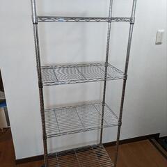 メタルラック59cm✕34cm✕155cm　家具 収納家具 スチ...