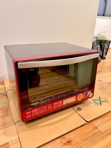 ☑️【お取引き先確定済み】SHARP RE-SS10B-R 電子レンジ　オーブンレンジ　オーブン　【天板２個付き♪】