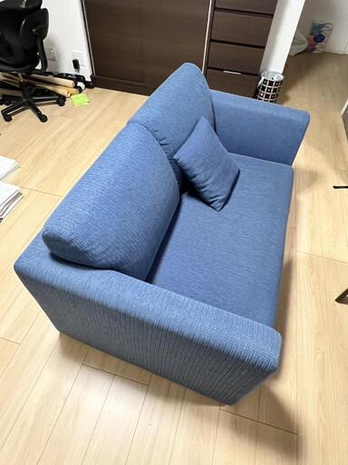 家具 ソファ 2人掛けソファー　クッション付き
