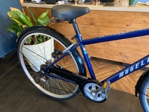 前後タイヤ・チューブ新品！】 LEDオートライト 6段変速 27インチ