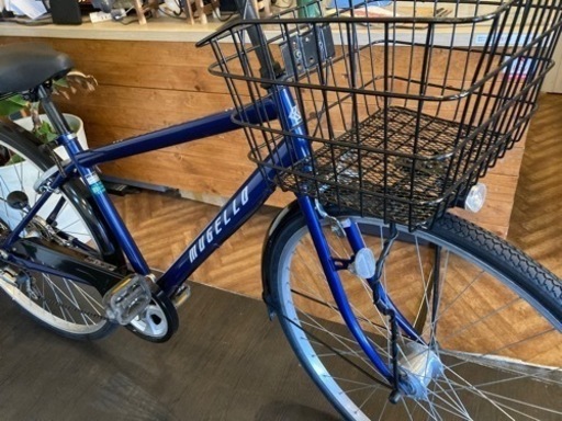 【前後タイヤ・後輪チューブ新品！】LEDオートライト　6段変速　27インチ自転車　モスグリーン　名古屋プレミアム商品券×金鯱マネー参加店舗 前後タイヤ・後輪チューブ新品！】LEDオートライト 6段変速 27インチ