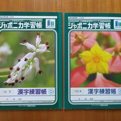 漢字練習帳　2冊