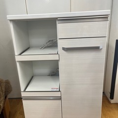 N605☆創愛ファニチュア製☆キッチンボード☆食器棚☆800mm