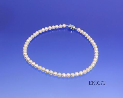 7.5～8.0 mm アコヤ真珠 ネックレス 正統派『パ－ルホワイト』