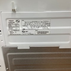 AQUA  全自動洗濯機　AQWーH54 5.0kg 2021年製　クリーニング済　50㎐＼60Hz