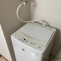 【受取予定者決定】AQUA 5kg 洗濯機