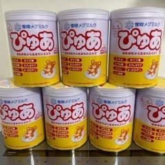 【値下げ】ぴゅあ　ミルク缶7缶　未開封