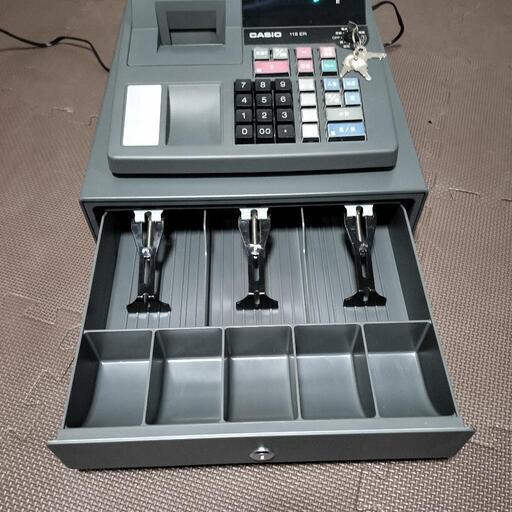 カシオ　電子レジスター　118ER　中古品 カシオ電子レジスター118ER中古品