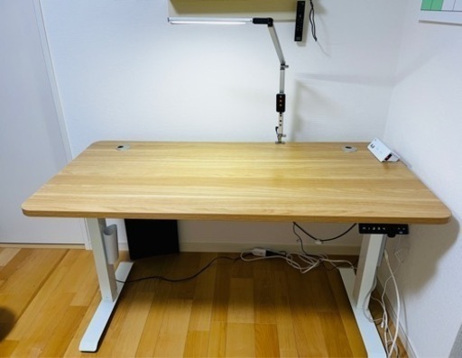 【美品】電動昇降デスク「140cm✖️70cm」」