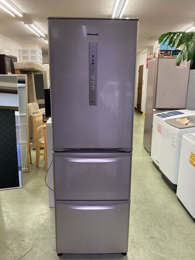 【お取引中】パナソニック Panasonic 365L 右開き 3ドア 冷蔵庫 エコナビ 2016年製 NR-C37EM★6725★