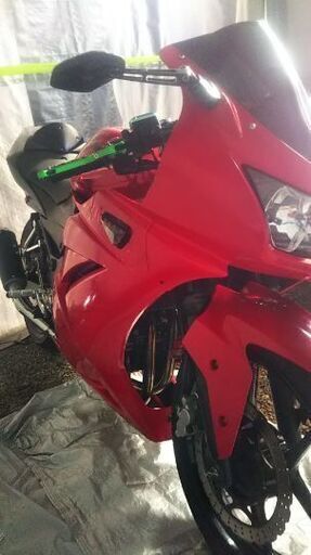 NINJA250R セパハン仕様 シングル化 社外フルエキ 月木レーシング