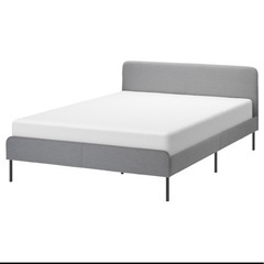 IKEA イケア　スラットゥム　ダブルベッド　ベッドフレーム