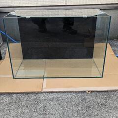 中古60cmガラス水槽 ガラス蓋付