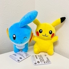 新品タグあり☆ピカチュウ&ミズゴロウ　2個セット