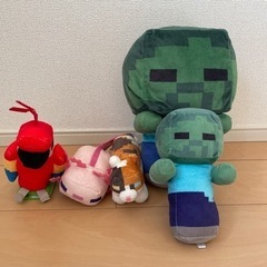 マインクラフトぬいぐるみセット