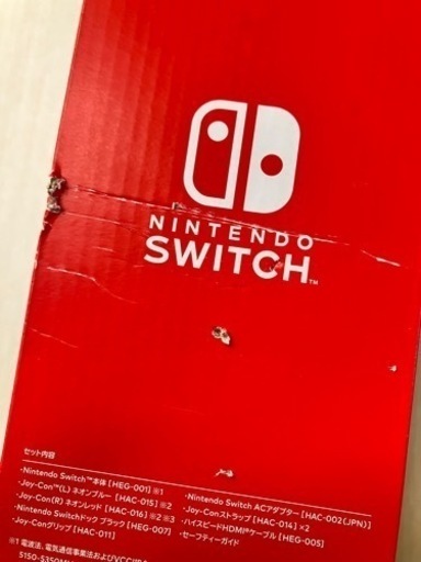 新品未使用　訳あり値下げ　Nintendo Switch 本体 有機ELモデル HEG-S-KABAA