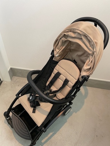 ベビーゼンYOYO2 +0.+6 ベビーカー ベージュ 折りたたみ ベビーゼン