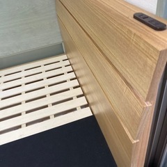 【ニトリ】セミダブルベットフレーム　EB-001(引き出し付き WW  DR)　　　