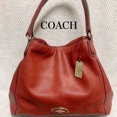 [良品]☆お値下正規品　COACH イーディー バック 赤