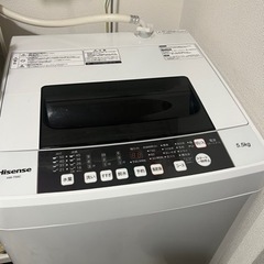 美品　交渉可　全自動洗濯機　 Hisense   5.5kg