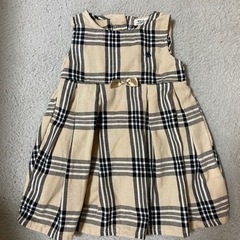 POLObaby 90 チェックワンピース