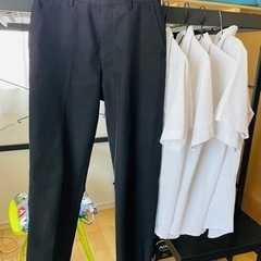 中学生男子夏用ズボン・カッターシャツ