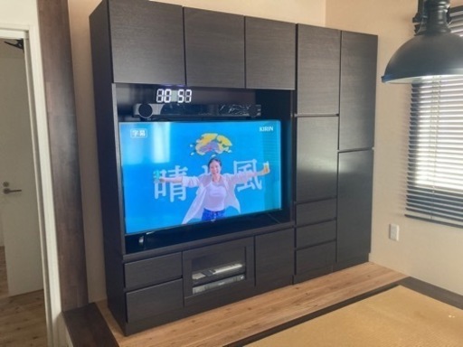 テレビボード　壁面収納　ニトリウォーレン