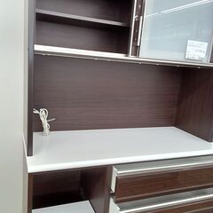 ☆ジモティ割あり☆ レンジボード ダークブラウン H206×D50×W121 