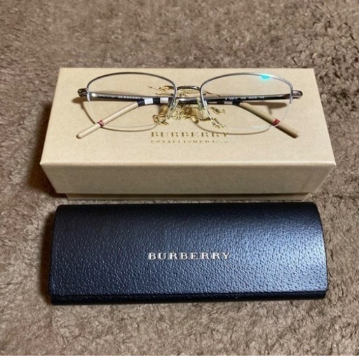 BURBERRY バーバリー リムレス レトロ 眼鏡 メガネ ツーポイント