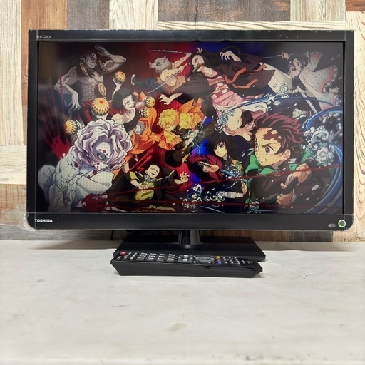 即日受渡❣️東芝REGZA 24型液晶 TV   HDMI2端子USB端子付7500円