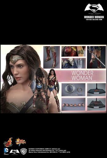 新品未開封 Hot toys (ホットトイズ) バットマン vs スーパーマン ジャスティスの誕生 ワンダーウーマン MMS359 1/6 ホットトイズ  Wonder Woman