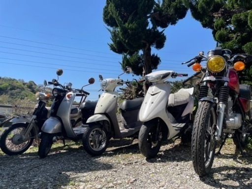 大船駅〜原付きバイクMT車50cc〜400cc乗れます！