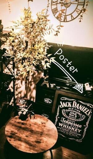 決まりました~ ジャックダニエル エッフェル塔ポスター＆額