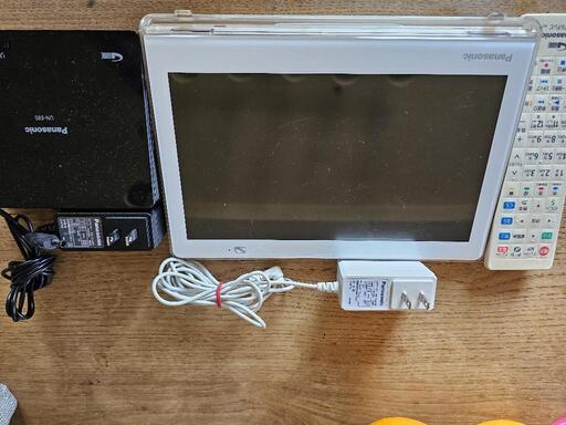 美品♪パナソニック防水テレビ　バッテリー交換済！
