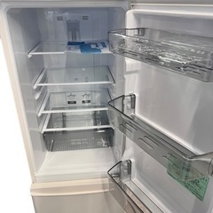 NO.1336 【2023年製】MITSUBISHI ノンフロン冷凍冷蔵庫 168L MR-P17H-W形 キッチン 家電