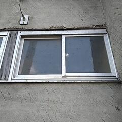【断捨離中❗あげます❗　残り1　】　窓ガラス　４枚　葉っぱの模様　小窓