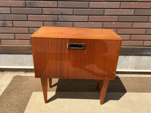 EA212)収納ボックス アンティーク ヨーロッパ輸入品  幅：約50cm 高さ：約51.5cm 奥行：約26cm 中古品【取りに来られる方限定】
