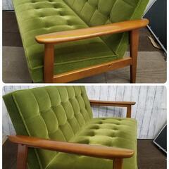 カリモク60
Kチェア2シーター
モケットグリーン