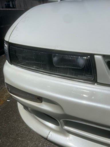 シルビアs13角目 日産 シルビアs13 前期 左ヘッドライト 角目 日産s13