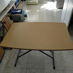 木製昇降式テーブル ※2400010373565