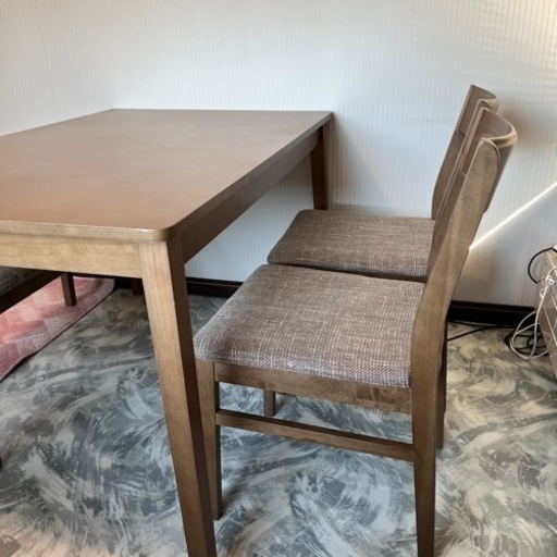 ニトリ ダイニングテーブル4点セット - ダイニングセット 