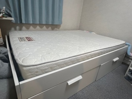 IKEA イケア BRIMNES ブリムネス セミダブルベッドフレーム 楽天市場