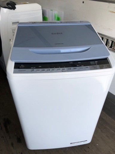 福岡市内配送設置無料　日立 HITACHI BW-8WV A [ビートウォッシュ 全自動洗濯機 （8kg） ブルー]