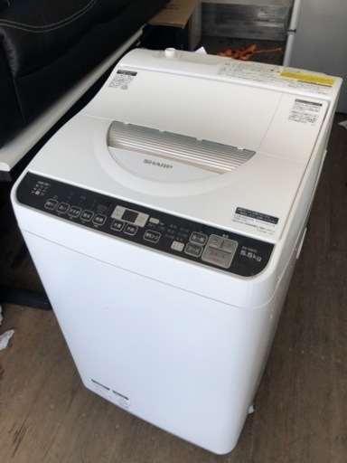 【✨配送設置無料！】00005 SHARP 5.5kg洗濯機 ⑤【配達・設置無料！】SHARPシャープ 全自動洗濯機 5.5kg