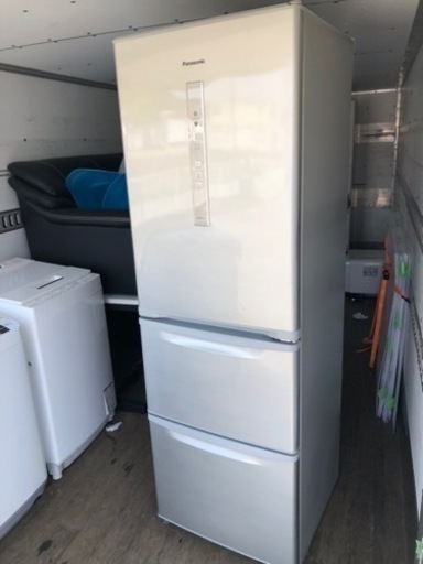 良品 Panasonic パナソニック 365L エコナビ 3ドア冷蔵庫 NR-C37DM 右