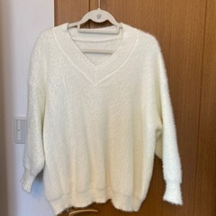 白のセーター　服/ファッション セーター レディース