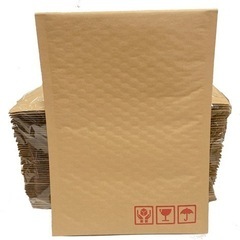 【値下げ】【新品】梱包　クッション封筒 茶色 300枚 DVDサイズ